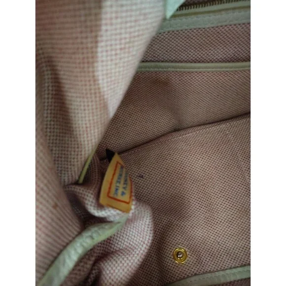 Dooney and Bourke Dillen Pocket Sac handbag Leather  Ivory purse Tote Bag Read - Picture 12 of 12